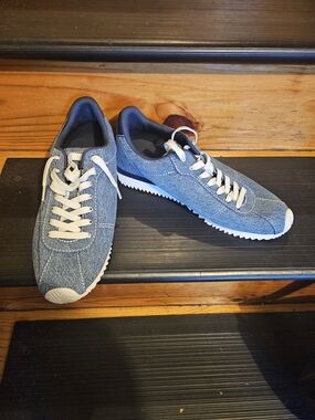 Michael Kors Men's Casual Denim Lace-Up Sneakers in Blue